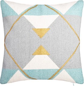Husa de perna GEOGOLD gri-alb 40x40 cm