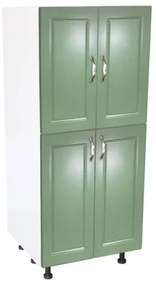Soldat 60 cu 4 usi Zebra MDF verde drept