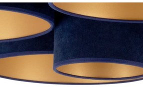 Duolla - Plafonieră ROLLER PENTO 5xE27/60W/230V albastru