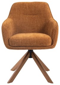 Set de scaune de sufragerie portocaliu 2 buc. tapițat Avola – Unique Furniture