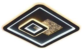 Plafonieră LED dimabilă LED/110W/230V negru + telecomandă