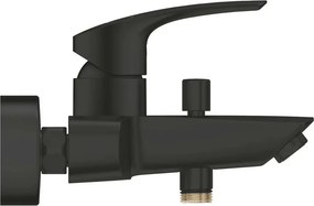 Baterie cada - dus negru mat Grohe Eurosmart New