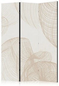 Paravan - Beige shapes on a light background