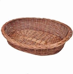 vidaXL Coș pentru câini/Pat pentru animale de casă, 90 cm, răchită