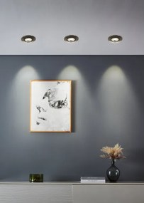 Eglo 300196 - Set de 10 spoturi LED încastrate GEDREZ, 4,9 W, 230 V, Ø 9 cm, crom