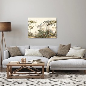 Tablou pe sticlă - Pădurea tropicală amazoniană (70x50 cm)