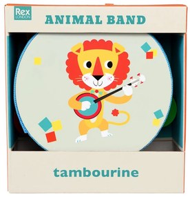 Jucărie muzicală Tambourine Animal Band – Rex London