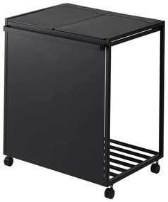 Coș de gunoi negru de reciclat din metal Tower – YAMAZAKI