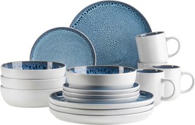 Mäser Set de veselă 16 piese MALEA – albastru