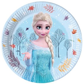 Disney Regatul de gheață Idyllic Wonder farfurie de hârtie 8 buc 20 cm FSC