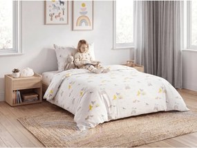 Lenjerie de pat din bumbac pentru copii MAGIC UNICORN alb, 100% bumbac Dimensiune lenjerie de pat: 70 x 90 cm | 140 x 200 cm