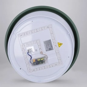 Brilagi - Lampă LED dimabilă MATTEO LED/48W/230V 3000-6500K Ø41 cm verde + telecomandă