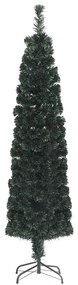 Pom de Craciun artificial subtire cu suport 120 cm fibra optica 1, 120 cm
