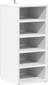 vidaXL Pantofar, alb, 31,5x35x70 cm, PAL