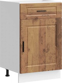 vidaXL Dulap bază de bucătărie „Porto” Lemn vechi, lemn de inginerie