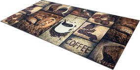 ANDRE 50090 covor lavabil Cafea bucatarie, anti-alunecare - maro