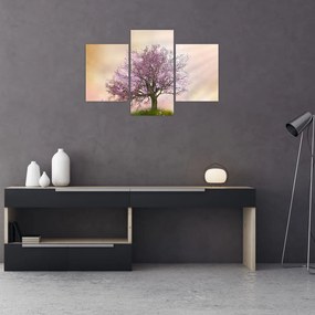 Tablou - Copacul înflorit în deal (90x60 cm)