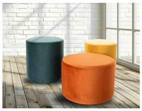 Taburet Caen C Velvet, galben