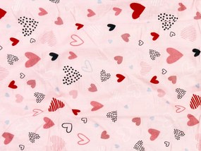 Lenjerie de pat din crepon pentru patut Renforce LOVITA roz Dimensiune lenjerie de pat: 45 x 65 cm | 90 x 140 cm