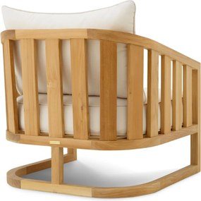 Fotoliu LUX pentru exterior din lemn de tec Aruba