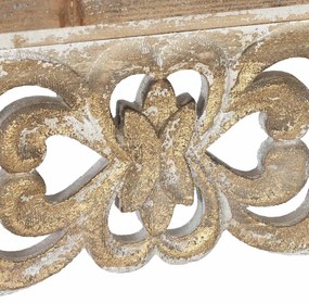 Consola Classic din lemn antichizat gri 125x41.5x91.5 cm