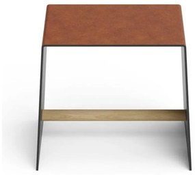 Scaun maro coniac din metal Bull – LIND DNA