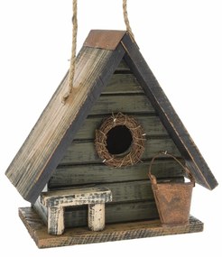 Căsuță din lemn pentru păsări Home, 20 x 20 x 12cm