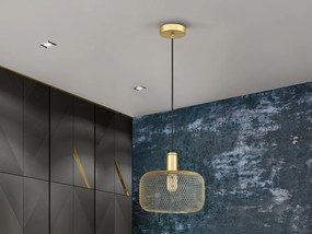 Lustra/pendul design decorativ modern Osiris auriu