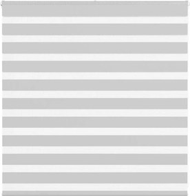 vidaXL Jaluzea tip zebra gri deschis lățime țesătură 140,9cm poliester