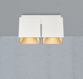 Corp aplicat cu 2 spoturi design modern ETHAN alb