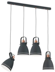 Lustra cu 4 pendule design industrial THEKE