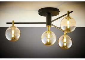 Lustră aplicată Jupiter 2031 FIGARO 4xG9/10W/230V negru/auriu/bej