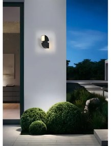 Searchlight 36150BK - Aplică LED de exterior DAKOTA 2xLED/4W/230V IP44