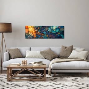 Tablou - Mozaic de sticlă (cu ceas) (90x30 cm)