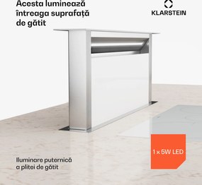 Klarstein Hota Royal Flush Eco, Extensibilă, 714 m³/h, Boost, Control tactil, EEK A++