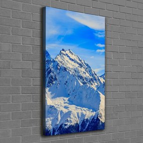 Tablou pe pânză canvas Munți în timpul iernii