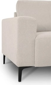 Colțar bej cu tapițerie din chenille (cu colț pe partea dreaptă/în formă de ”L”) Fabian – Scandic