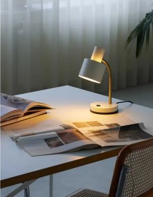 Halo Design 746910 - Lampă de masă VOGUE 1xE27/40W/230V crem/alamă