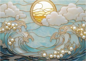 Tablou - Perle 3D în Ocean (70x50 cm)