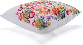 Set de 2 fețe pernuțe FLORI COLORATE 40 x 40 cm