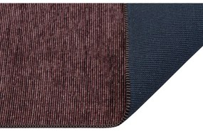 Covor tip traversă burgundy/negru lavabil din bumbac 80x200 cm Bendigo – Vitaus