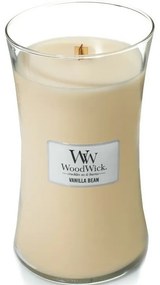 Lumânare parfumată vază mare WoodWick VanillaBean, 609 g