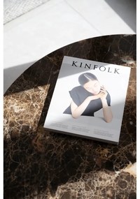 Măsuță de cafea maro/în culoare naturală rotundă din marmură 90x90 cm Brooksville - Rowico