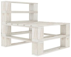 Set mobilier gradina paleti, cu perne antracit, 6 piese, lemn Antracit si alb, 1