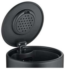 Coș de gunoi negru mat cu pedală din oțel 3 l Modo – Blomus