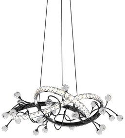 Lustra suspendata LED CCT si telecomanda Maia