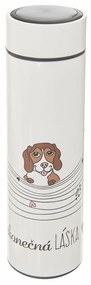 Termos din oțel inoxidabil Orion Endless love Dog, 0,4 l