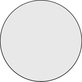 vidaXL Oglindă de perete rotundă, negru, Ø 60 cm