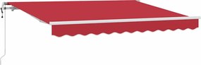 vidaXL Cortina Retractabilă Roșu 350 x 200 cm țesătură