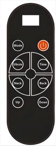 Fotoliu masaj ULPIUS, design economisire spatiu, Incalzire, Bluetooth, masaj role si masaj vibrator, piele PU premium, Maro/Portocaliu